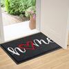 Entrance Floor Mat Hello Print Non-Slip Rug Washable Mud Scrubber Doormat for Home Front Door Entryway Laundry Bedroom
