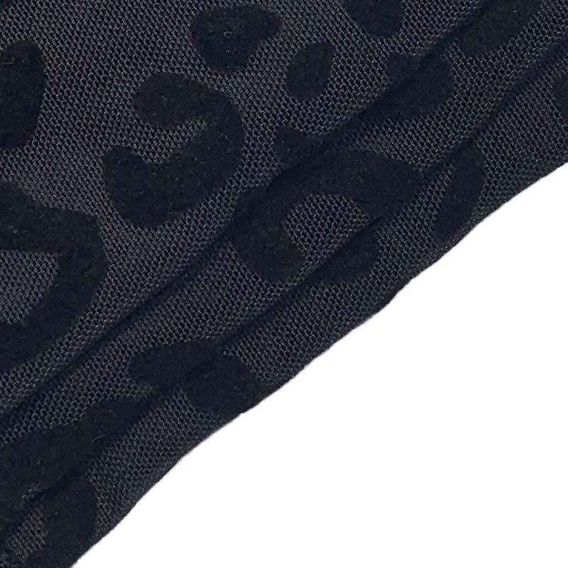 Tooxika Nový dámský overal Slim Fit s dlouhým rukávem Sexy Flocking Průsvitný zeštíhlující overal