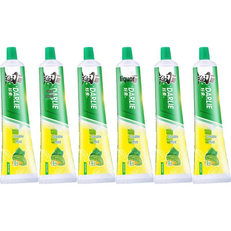Hawley (Darlie) Double Mint Fluoride Toothpaste - 6 x 175g
