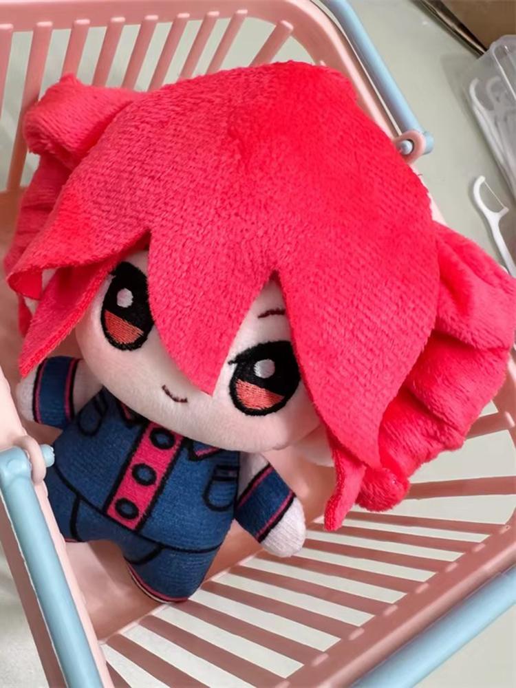 10cm Kasane Teto Pluche Speelgoed Cartoon Figuur Zacht Anime Kasane Teto Cosplay Schattig Mini Poppetje Fans Meisje Verjaardag Kerstcadeau 10cm