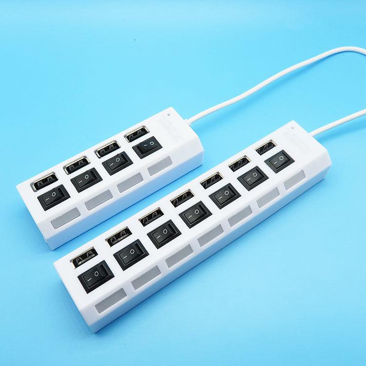 USB Multi-Port Hub for Laptop: Splitter for USB Disk, Mouse, Keyboard, Printer, and More.