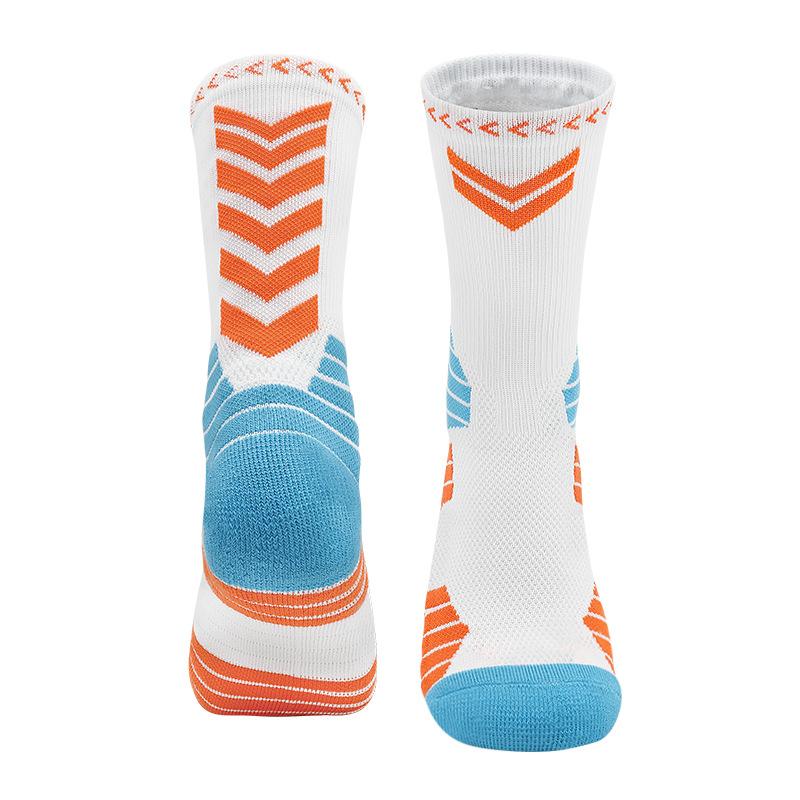 Children'S Basketball Socks Non-Slip Medium Tube Socks High-Top Professional Sports Socks Boys High Towel Socks Women