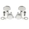 Musiclily Pro Guitar Locking Tuners for Electric and Acoustic Chrome 3-on-3 Guitars,