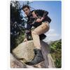 Men's Boots Outdoor Boots Lace-Up Motocross Boots Mountaineering Hiking Desert Waterproof Work Safety Shoes