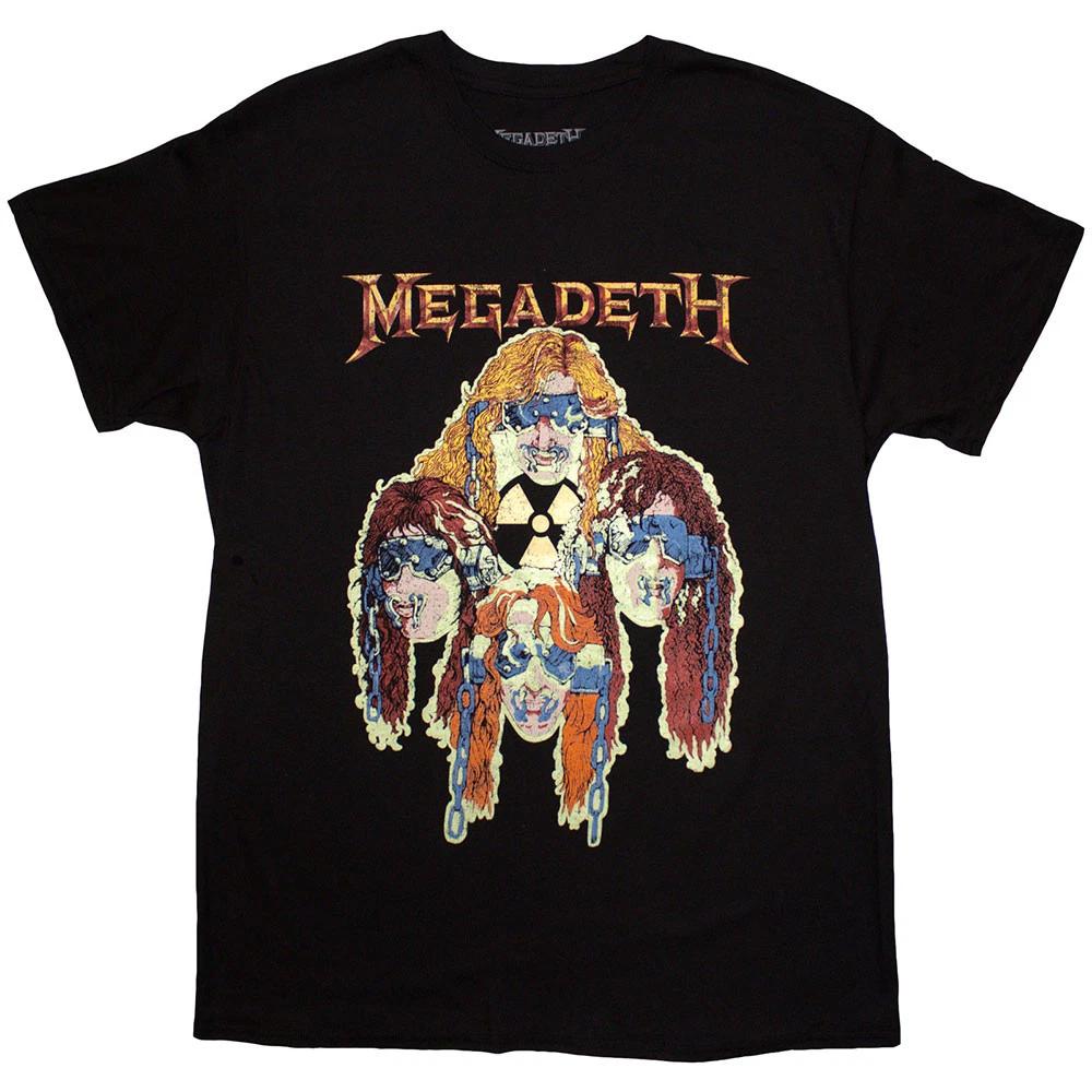 Megadeth Unisex T-Shirt: Nuclear Glowheads (Small) XL