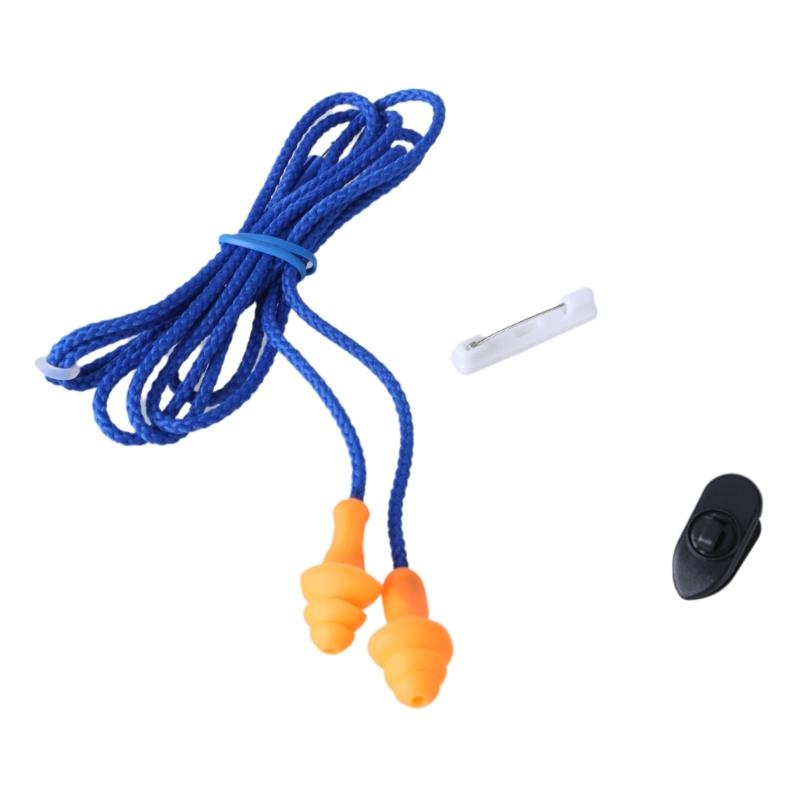 Corded Reusable Ear Plugs Ear Protective for Noise Reduction Factory Work Ear Protective Hearing Protective Ear Buds