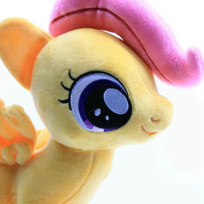 32x24cm New Arrival Rainbow Unicorn Horse  Plush Toys Doll  Stuffed Animals Toys Women Kids Christmas Birthday Gift