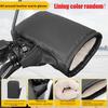 1 Pair Motorcycle Handlebar Muffs Winter Mitts Warmer Gloves Waterproof Handmuffs Bicycle Handle Cover Hand Covers Warmers