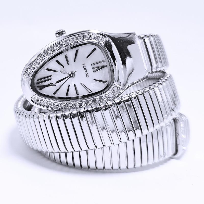 Snake Ladies Bracelet Watch Quartz Watch Personalized Bracelet Watch