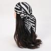 Beach Hijab Stoles Silk Scarf for Women Flower Print Square Shawl Wraps Echarpe Neck Tie Female Hair Band Headkerchief