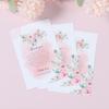 25pcs Thank You Cards With Flower Design For Small Business Exquisite Appreciation Card Gift Wedding Party Decoration Cards