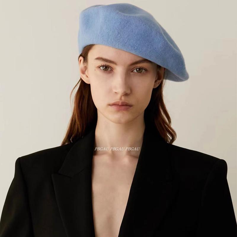 

Вовняний берет з великою головою Жінки Чоловіки Великі білі берети розміру 60 см Теплі унісекс Французька зимова шапка Жіноча художня шапка Chapeau Femme L 58-60cm