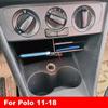 For VW Polo 6R 6C 2011-2018 Accessories Inner Front Central Control Storage Layer