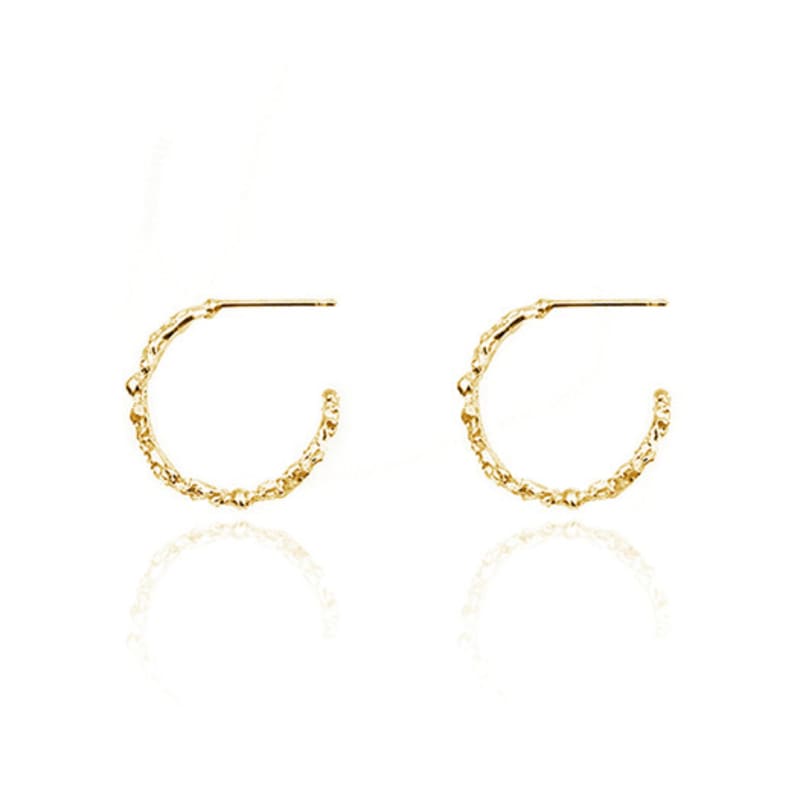 POPPI Melting round earrings