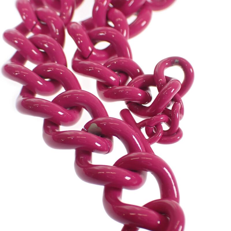 Gucci 699757 Shoulder Bag Fusha Pink Leather Women