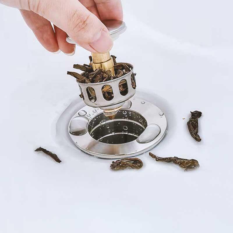

Anti-Clog Strainer Pop-Up Water Stopper Cap for Sink DD-11893