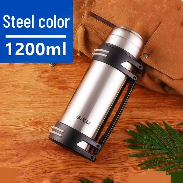 2026 Horse-Themed 4L Portable Stainless Steel Vehicle Kettle