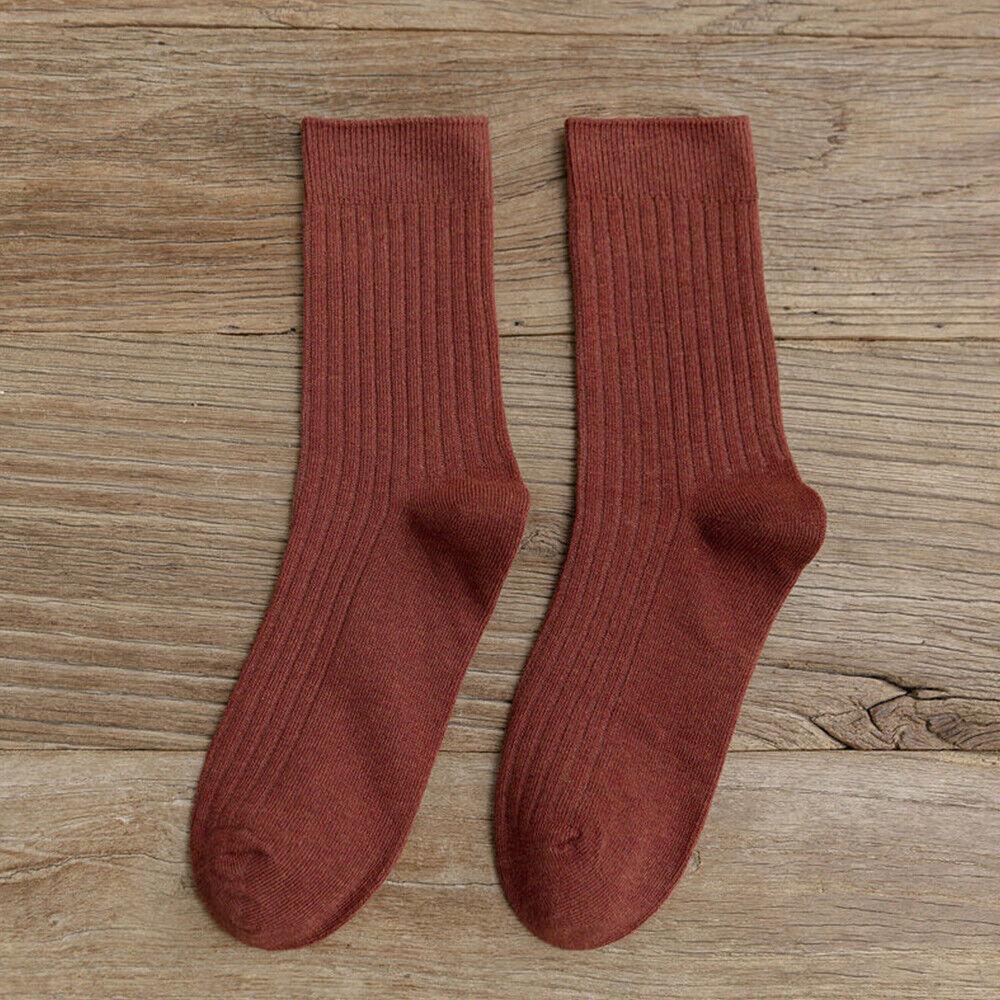 

5 пар женских шерстяных кашемировых теплых толстых однотонных женских повседневных спортивных зимних носков