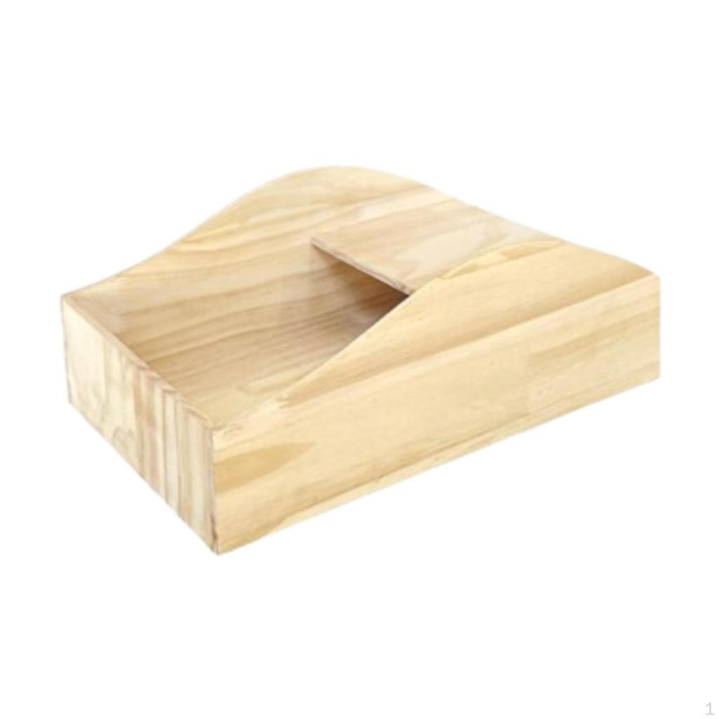 Hamster Sand Bath Box Container Easy Room Wooden Shower Hideaway for Animals