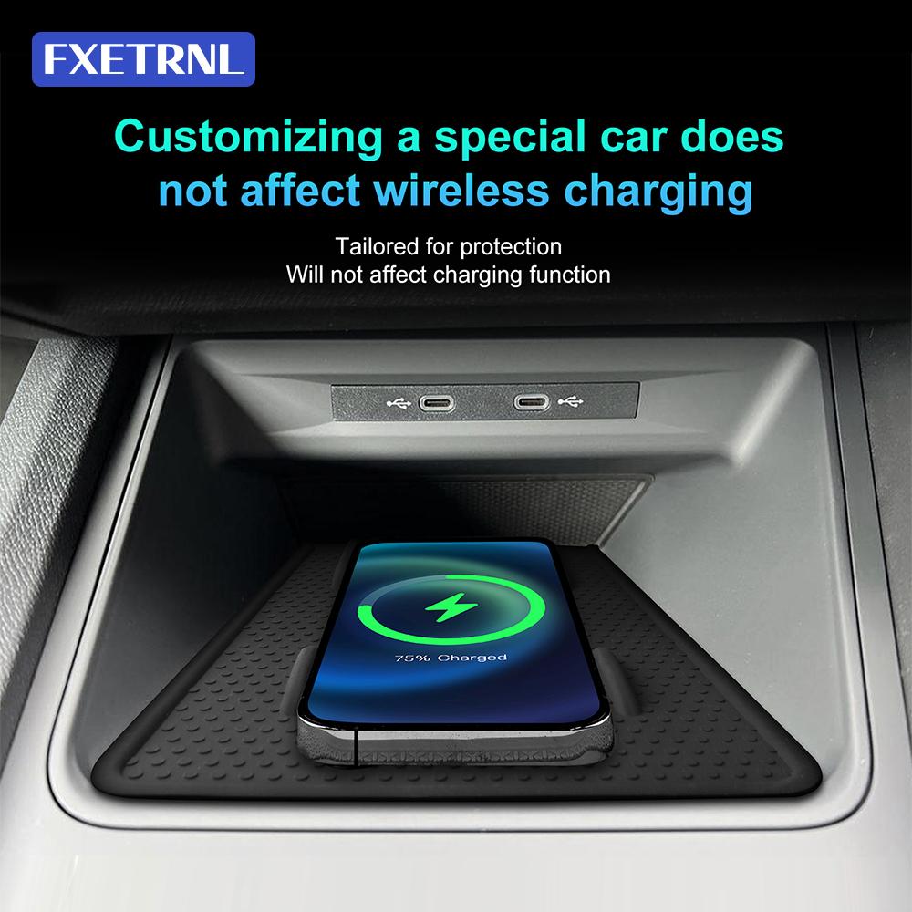Car Silicone Wireless Charging For Seat LEON/Cupra Leon/Cupra Formentor 2025 2026 2027 Interior Non-slip Protect Pad Accessories