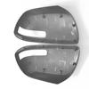 For Toyota Fortuner SW4 2005-2015,black carbon fiber rearview mirror cover replacement buckle 2006 2007 2008 2009 2010 2011
