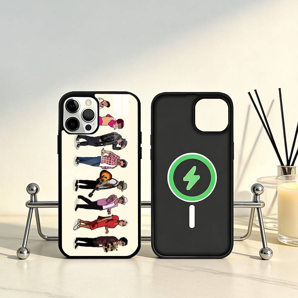 

Singer B-Bruno Mars Phone Case For iPhone17,16,15,14,13,12,11 Plus,Pro Max Magnetic For Magsafe Wireless Charging iPhone14Plus