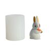 B0KB Manual Cake Molds Bunny Series Decor Mold for DIY Decoration Making Soap