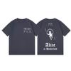 TV-Serie Alice in Borderland Print T-Shirt Hohe Qualität Mode Übergroße T-Shirts Herren Damen Lässig Baumwolle Kurzarm T-Shirt