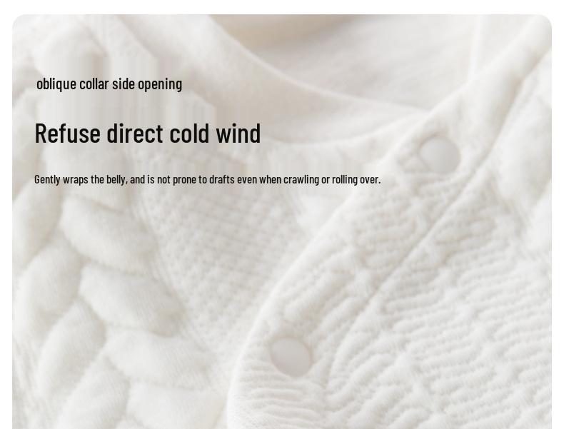 Baby High-Waist Warm Two-Piece Underwear Set for Boys & Girls - Autumn/Winter Style
