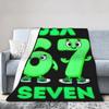 67 Six Seven 6-7 Funny Italian Brainrot Blanket Super Soft Cozy Throw Blankets for Sofa Multiple Sizes Throws And Blankets