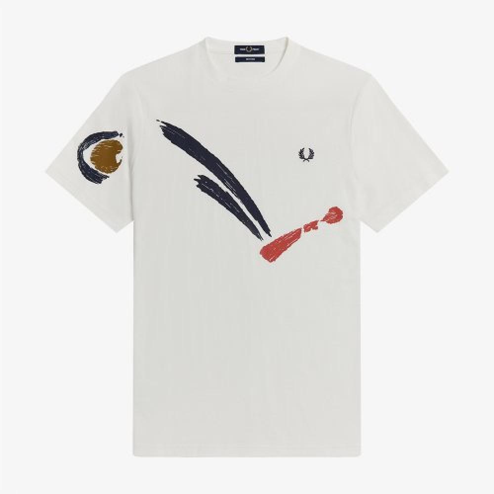 

Футболка FRED PERRY [переиздания] RI с абстрактным прыгающим мячом 129 AFPM2213839 129