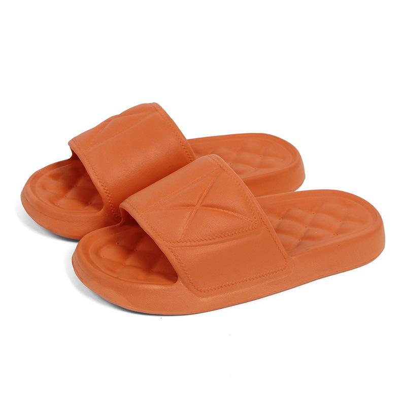 Slippers women wear outside summer home thick-soled hotel indoor bathroom non-slip bath sandals men
