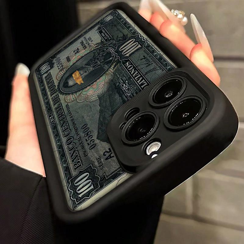 Dollar Bill Illustration Graphic Phone Case For iPhone 16 15 14 13 12 11 X XR XS SE2 SE 8 7 Plus Pro Max Mini Silicone Back Cove