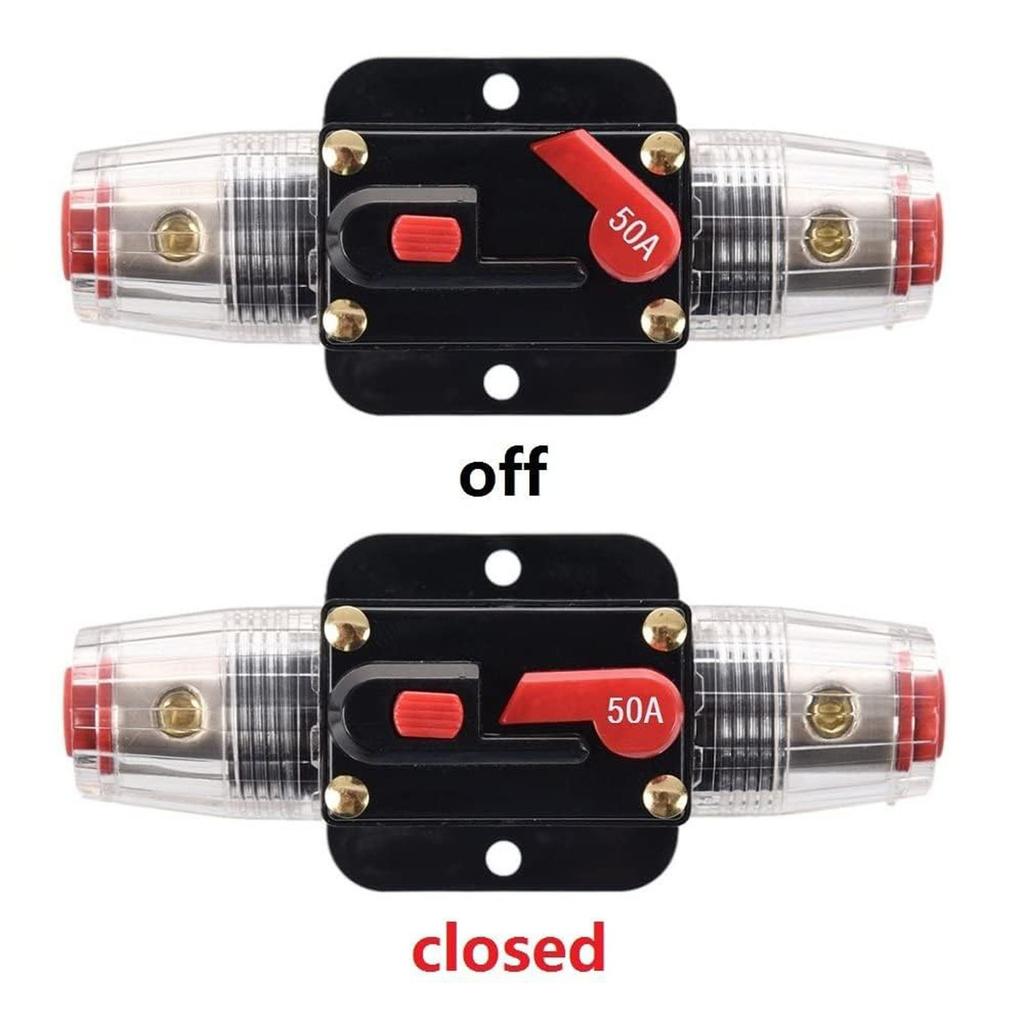 Holders 40amp 20A 30A 50A 60A 80A 100A 150A Circuit Breaker For Car Audio And Amps Overload Nverter 12V-24V Replace Fuses