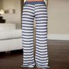 Women Ladies Summer Floral Prints Drawstring Wide Leg Pants Leggings