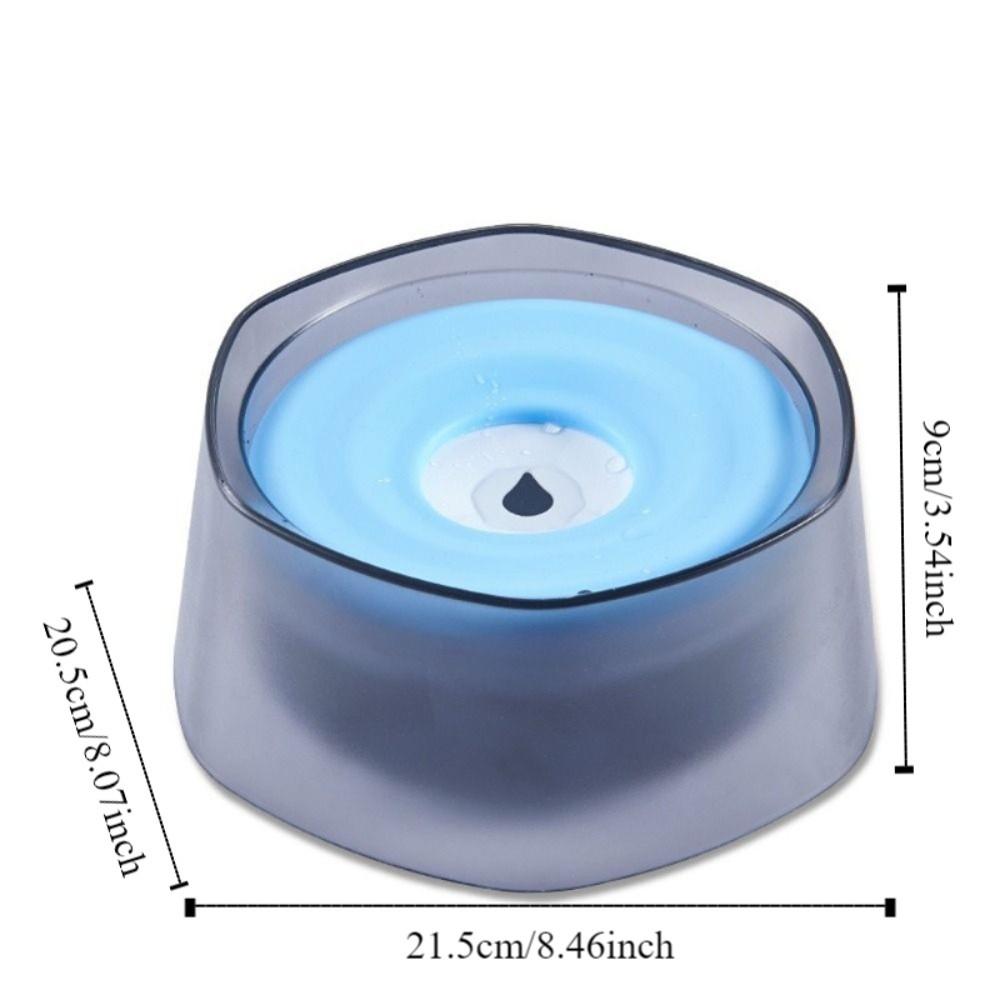 Anti-Tip Dog Floating Water Bowl Removable Non-Slip Pet Slow Feeder Bowl Plastic Anti-Wet Mouth Pet Drinking Bowl Pet Feeding