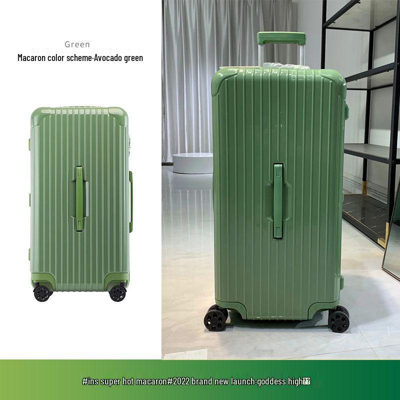 2025 Large 80-Inch Durable Trolley Case with 24-Inch Capacity, Unisex Design, Password Lock Suitcase