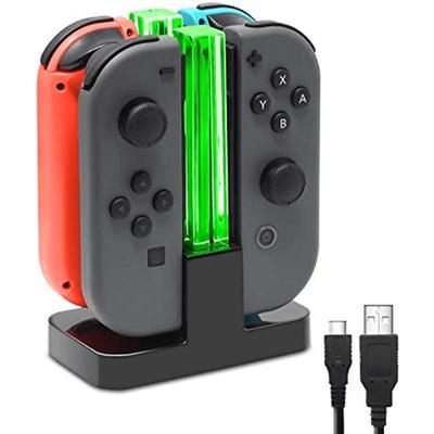 Charging Dock Compatible With Nintendo Switch For Joy Con & OLED Model Controller With Lamppost LED Indication