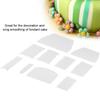 Cake Ribbon, 10 Pieces/Set Plastic Dough Cutter Food Scrapers Cake Decorating Scraper Floating Cake Decorating Tools for Baking