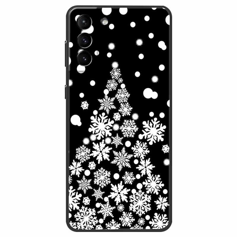 Christmas Case For Samsung S21 Plus Case S21 FE Silicone Soft TPU Cover for Samsung Galaxy S21 / S21 Ultra FE + 5G Case New Year