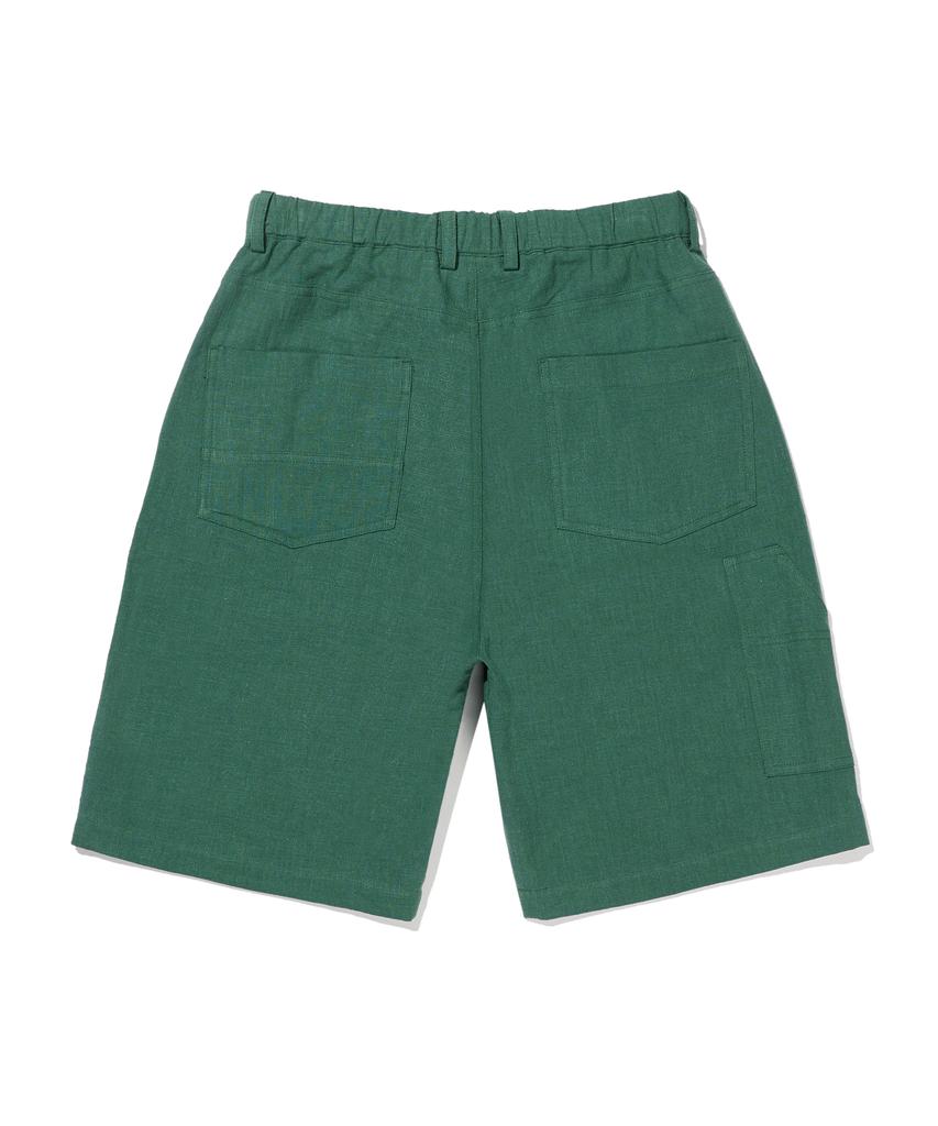 BROWNBREATH Tag Easy Short Pants - Blue Green