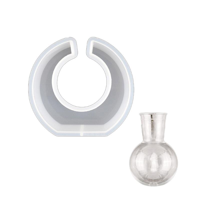 Flowers Bud Vase Silicone Resin Mold for Plant Propagation Station Epoxy Resin Casting Mold for Hydroponic Plant Home