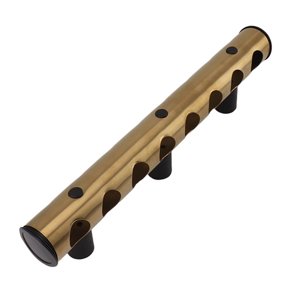 8 Holes Stainless Steel Wall Mounted Wine Rack Wall Bar Wine Bottle Rack Red Wine Storage Rack Gold