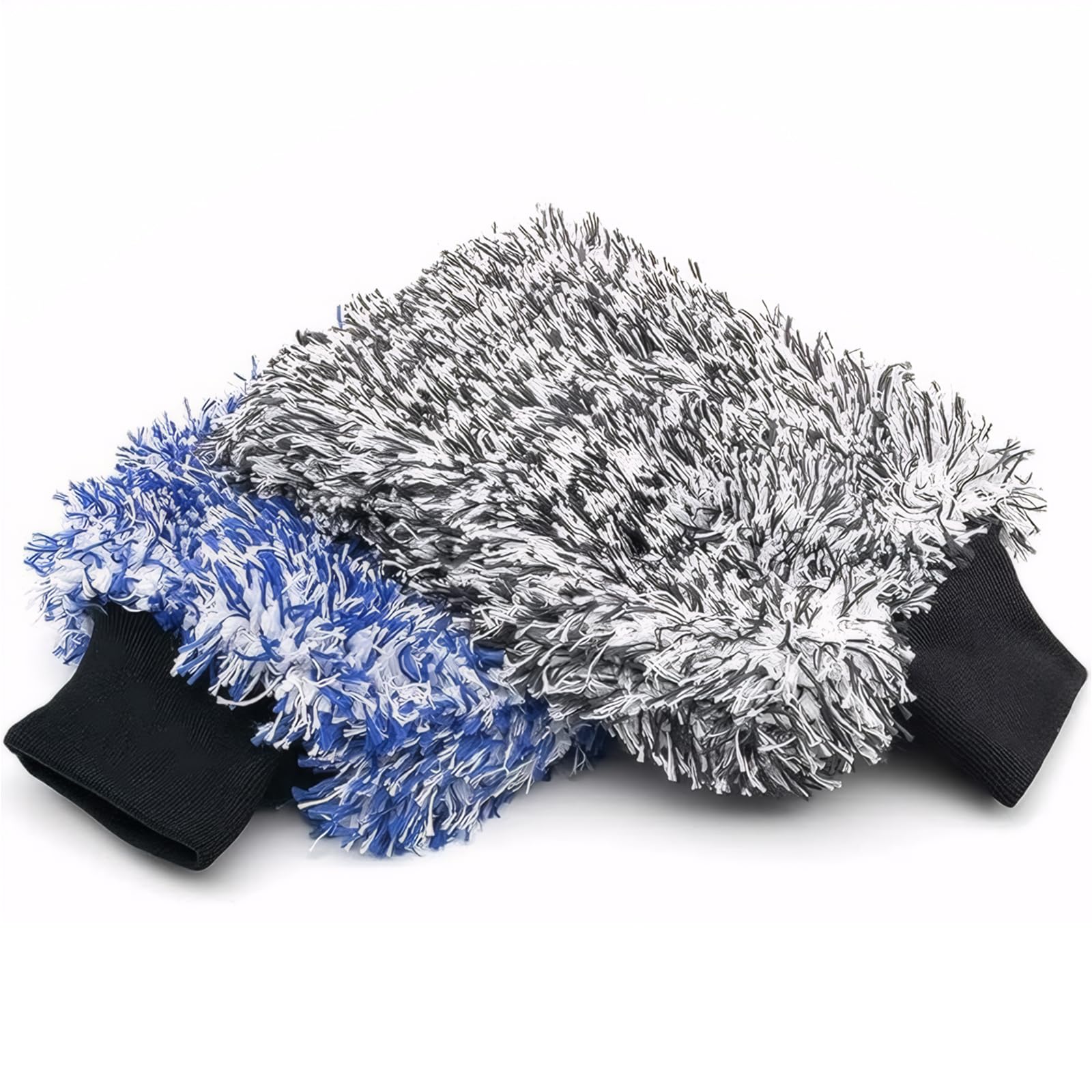 

DELUXEFOX Перчатки для мойки автомобиля, Перчатки для мойки автомобиля (Набор из 2), Толстая губка для мытья автомобиля,