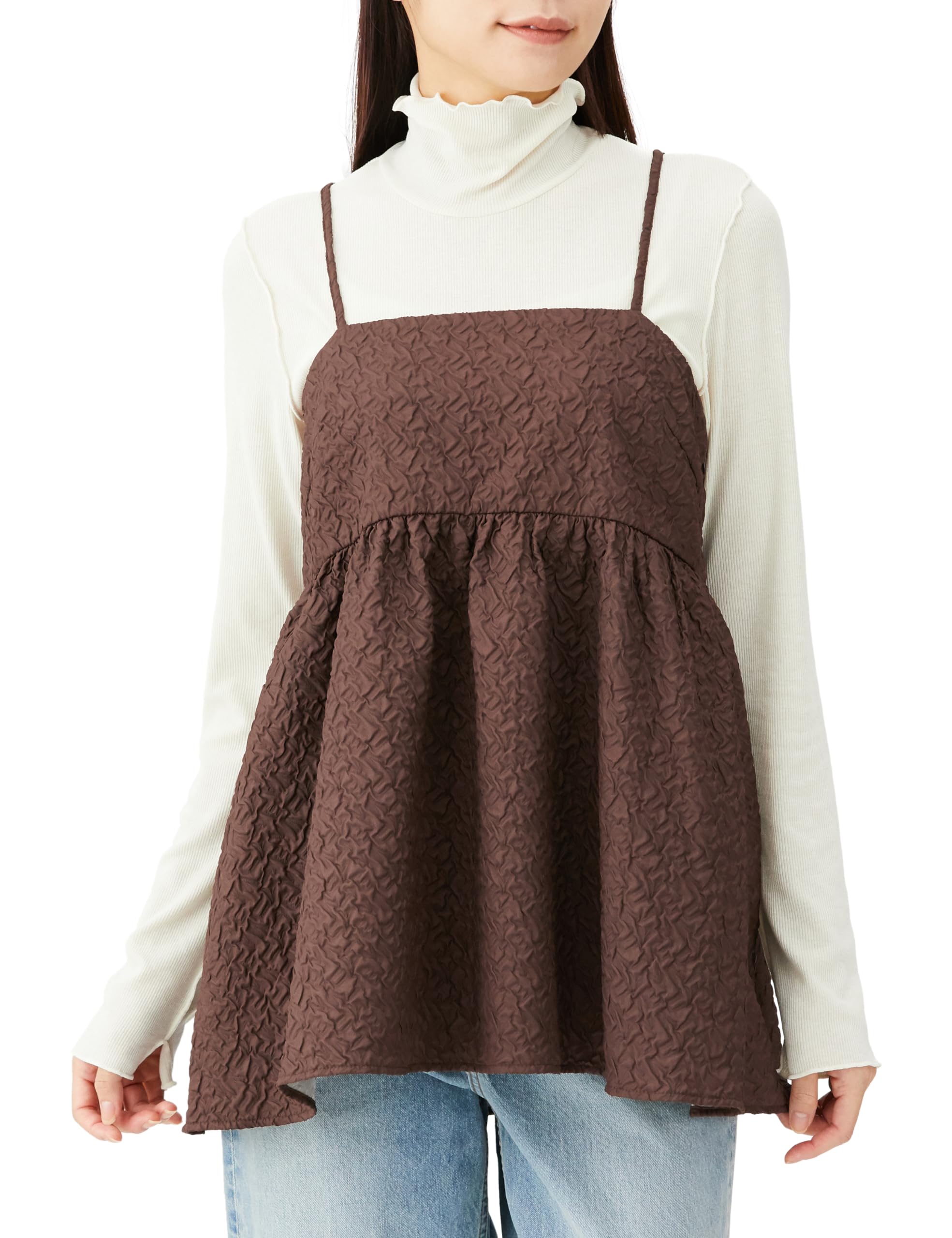 

Camisole Puffy Jacquard Camisole Chairosub [BIS] Women s Shirt, Top, (22)