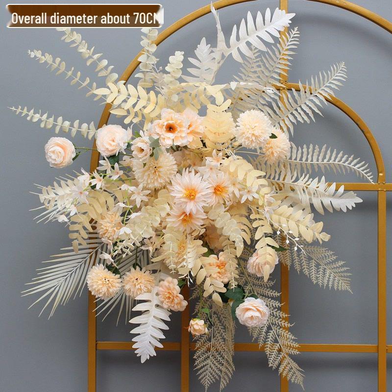 Eukalyptus Seide Hochzeitsmittelstück: Dekoration für den Gang und die Bühne in Töpfen