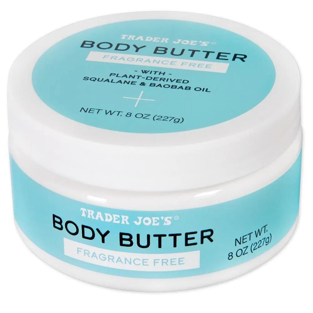 Масло для тела Trader Joe s 227 г, 2 шт., без отдушек, Trader Joe s Body Butter Fragrance Free с растительными компонентами