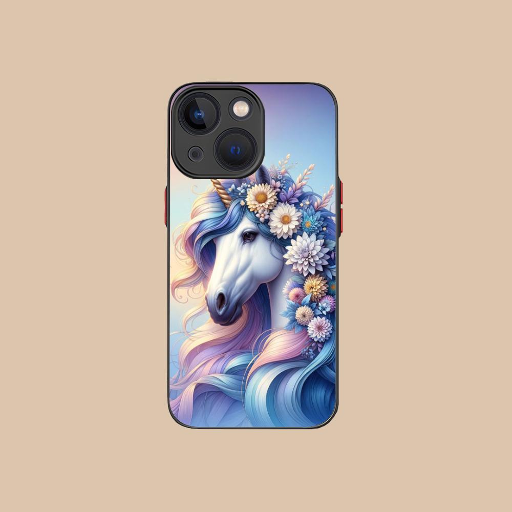 Fantasy Unicorn Mobile Phone Case for iPhone 17 16 15 14 13 12 11 X XR XS 8 7 Air Pro Max Plus Mini Colorful Silicone Cover