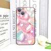 Stylish Pink Heart-Shaped Crystal Phone Case for iPhone 17 16 12 11 14 Plus 13 14 15 Pro Max 12 13 Mini X XS MAX XR Soft Covers