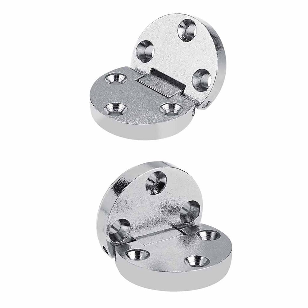 2Pcs Zinc Alloy Self Supporting Folding Table Hinges Home Flap Tables Furniture Oval Hardware
